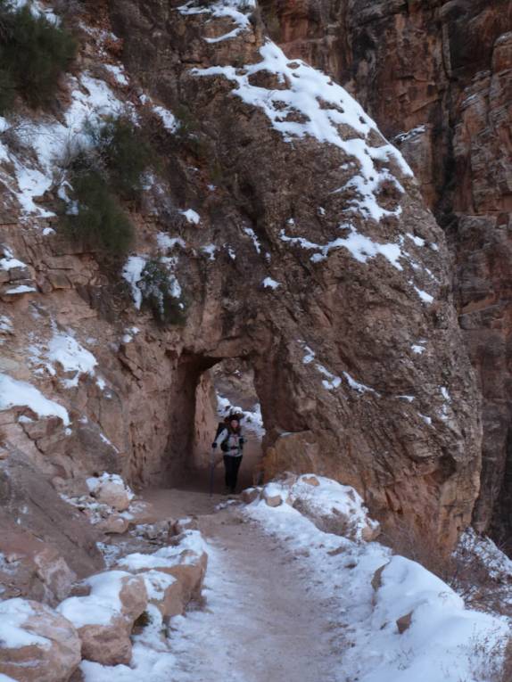 Trecho final da subida do Grand Canyon, no Arizona, nos Estados Unidos